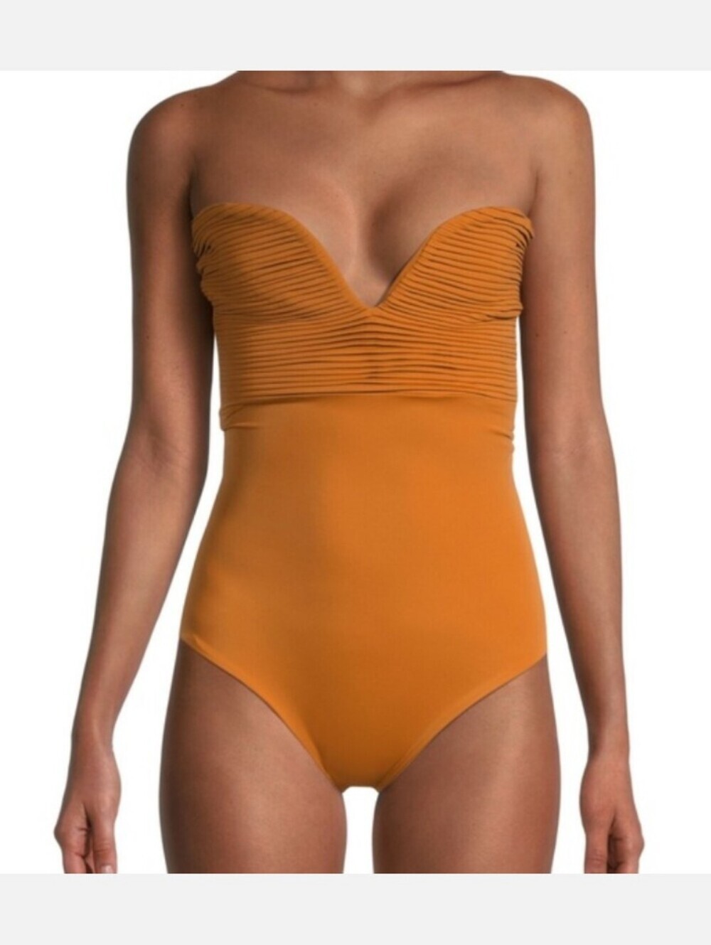 Juan de Dios Costa Careyes Acordeon One Piece Swim Suit Designer Bathing Suit 8 - Picture 2 of 9